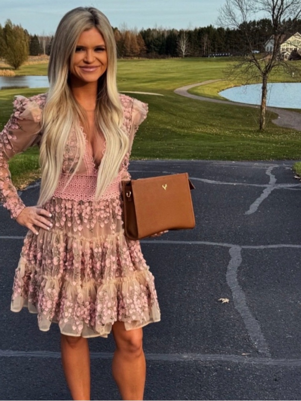 Bronx and Banco Blush Pink Megan Dress
